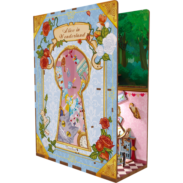 Tonecheer Book Nook Alice in Wonderland TQ128