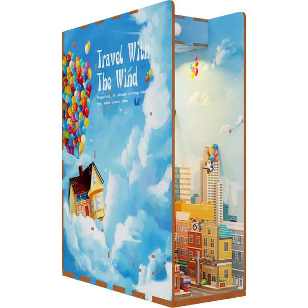 Tonecheer Book Nook Travel with the Wind TQ126