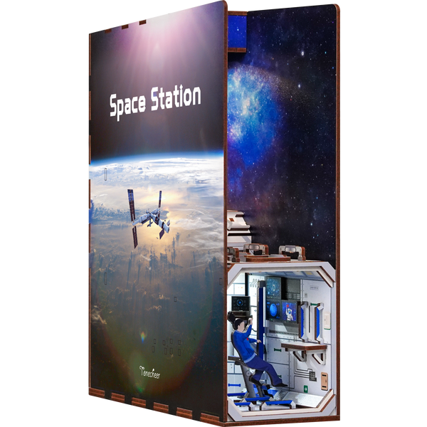 Tonecheer Book Nook Space Station TQ124